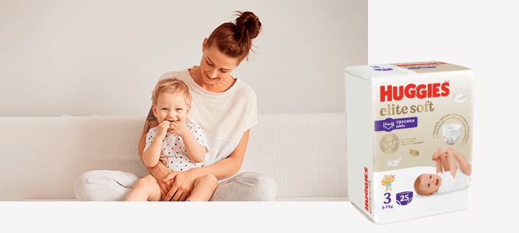 Huggies® Elite Soft трусики